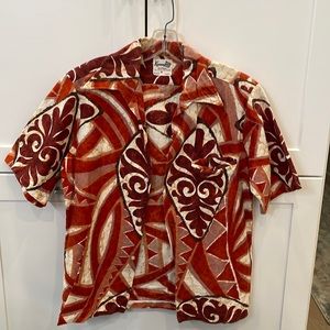 Vintage 1960s Aloha shirt, made in Hawaii